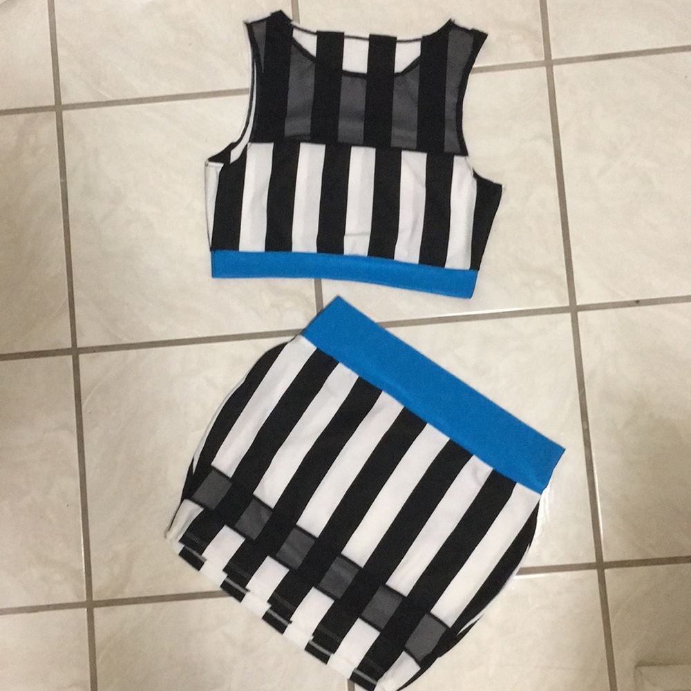 2 piece mini skirt